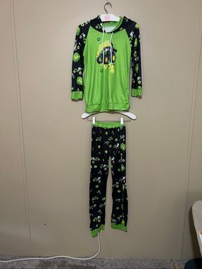 Green Tractor 2 Piece Set Youth Size 10/12 Boutique Set